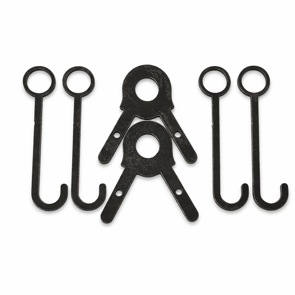 6" HANGER AND LEG BRACKET SET